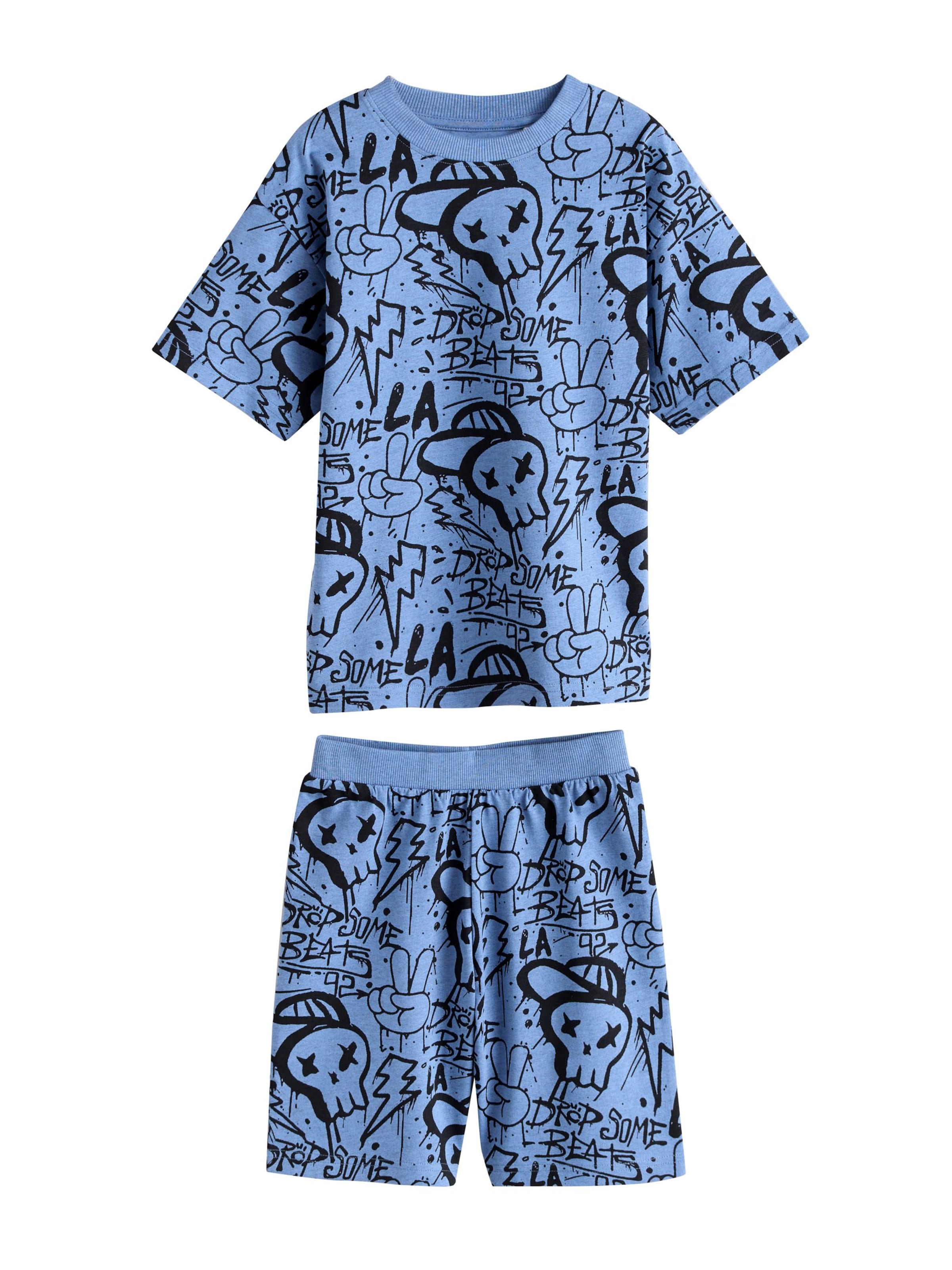 Next Комплект пижама в синьо