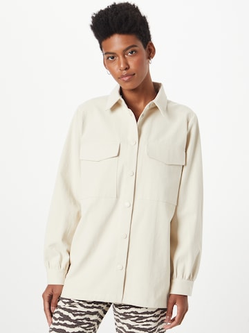 SISTERS POINT Between-Season Jacket 'Emila-Ja' in Beige: front