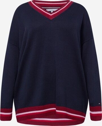 Tommy Hilfiger Curve Sweater in Blue: front