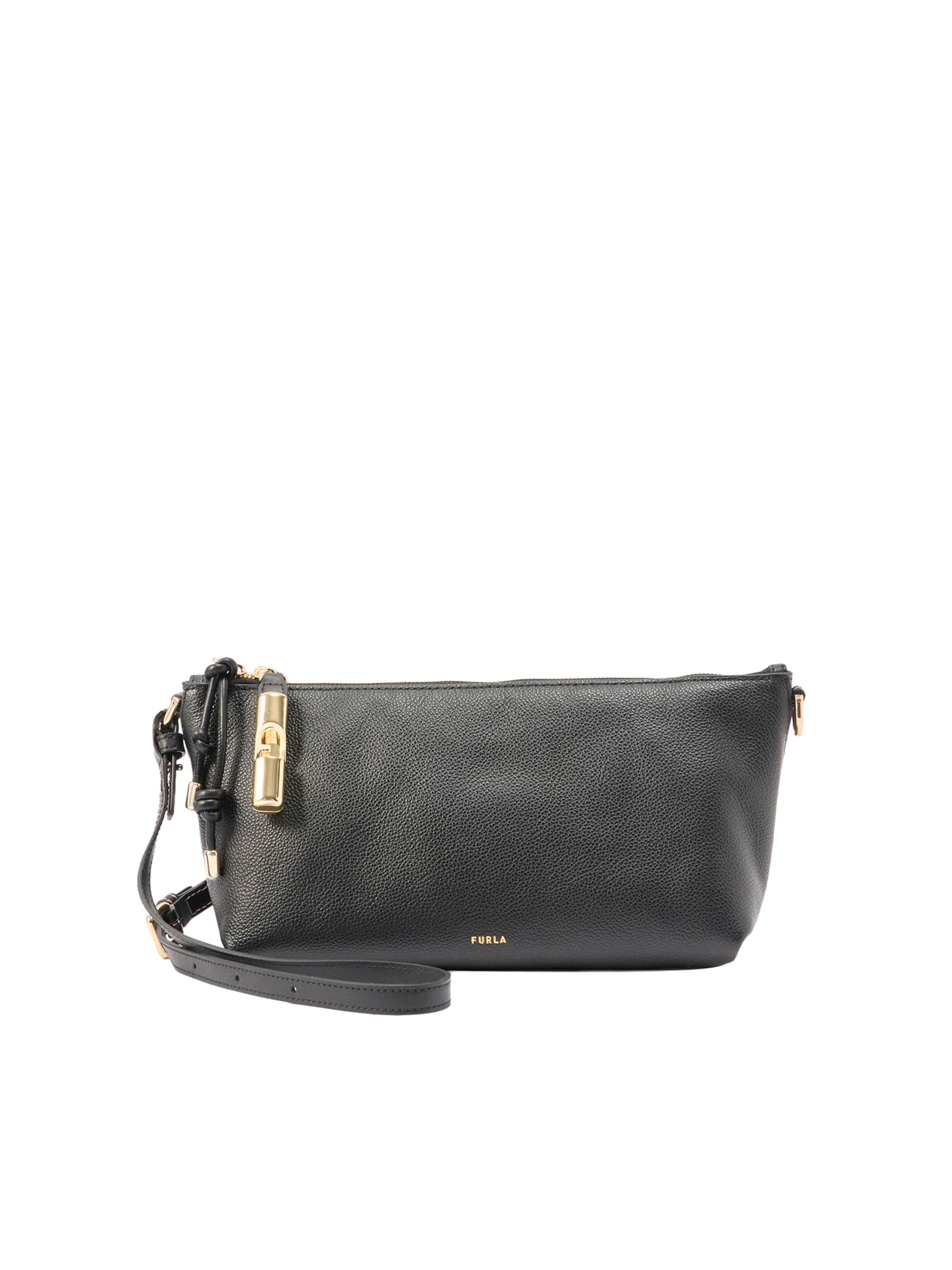 FURLA - Bolso de hombro 'DEBBY' en negro: frente