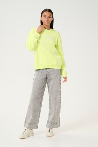 Kaffe Sweatshirt 'Viola' in Green