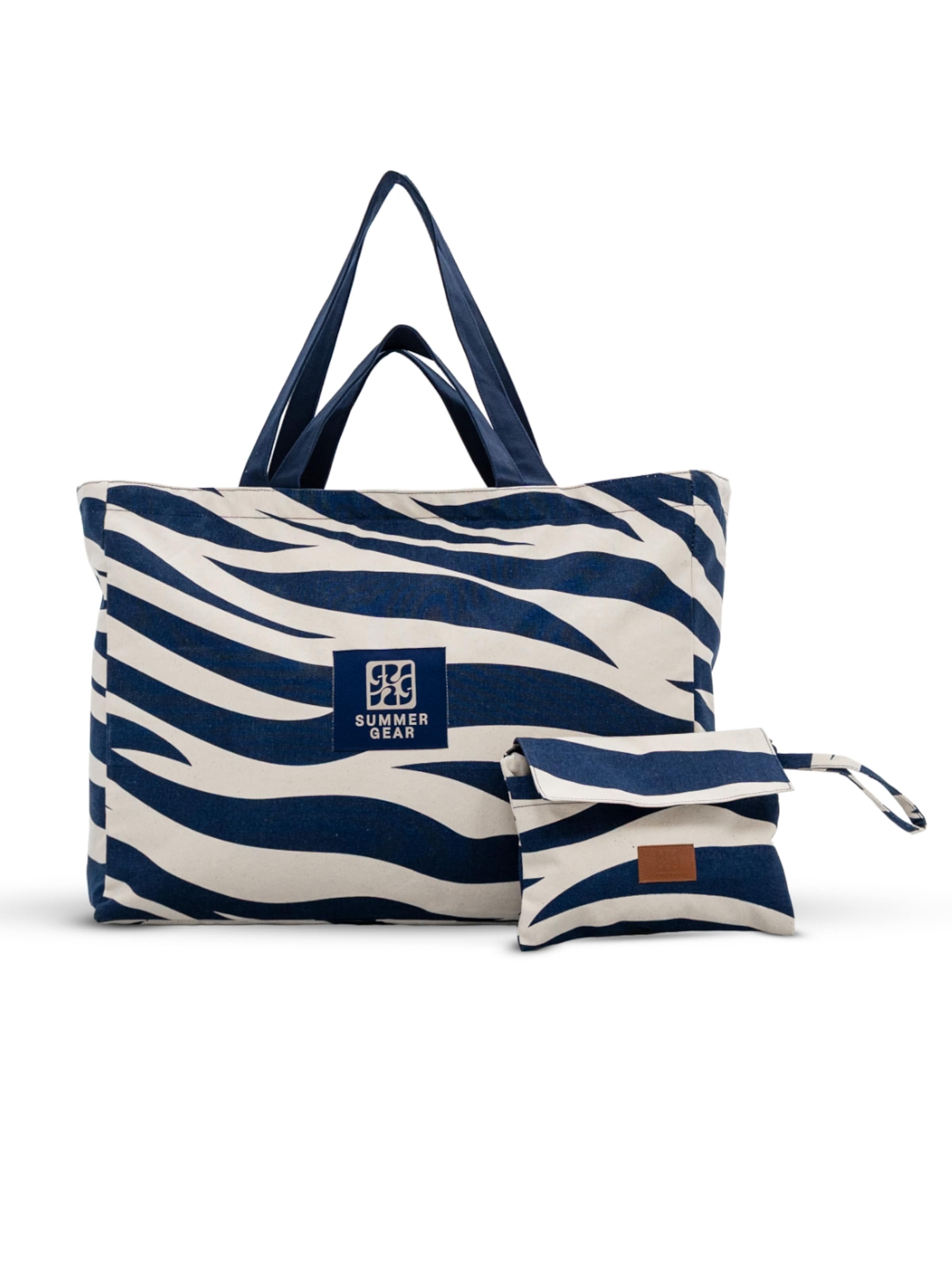 SummerGear Strandtas 'Duna XL' in Blauw: voorkant