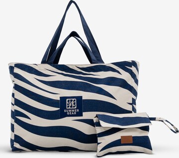 SummerGear Strandtas 'Duna XL' in Blauw: voorkant