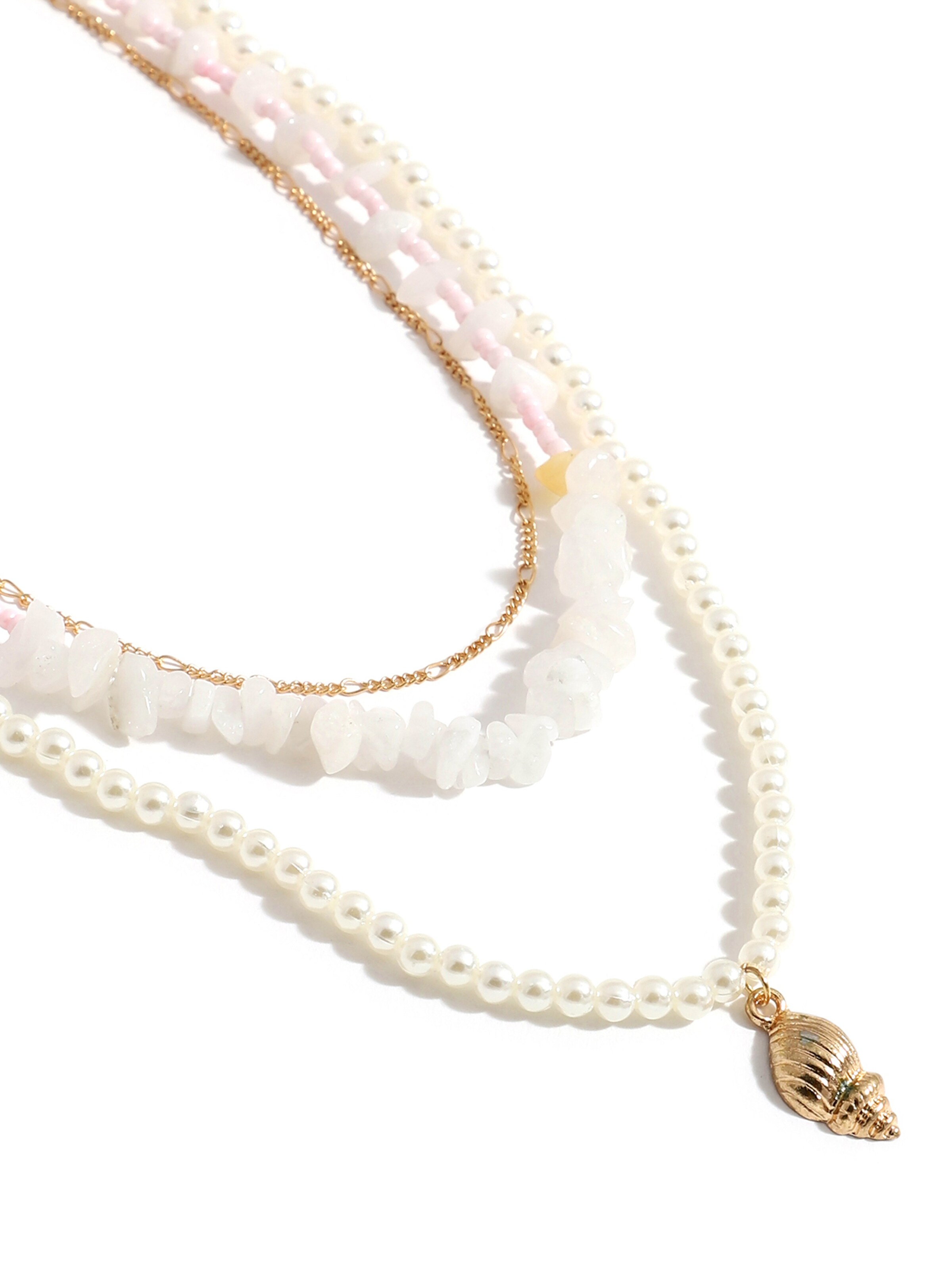 SOHI Kette 'Sagit' in Weiß