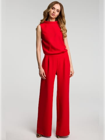 made of emotion - Jumpsuit 'M382 ' en rojo: frente
