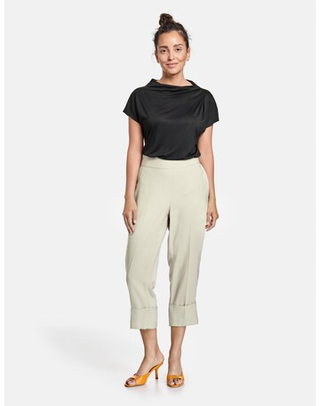 Regular Pantalon à plis TAIFUN en beige