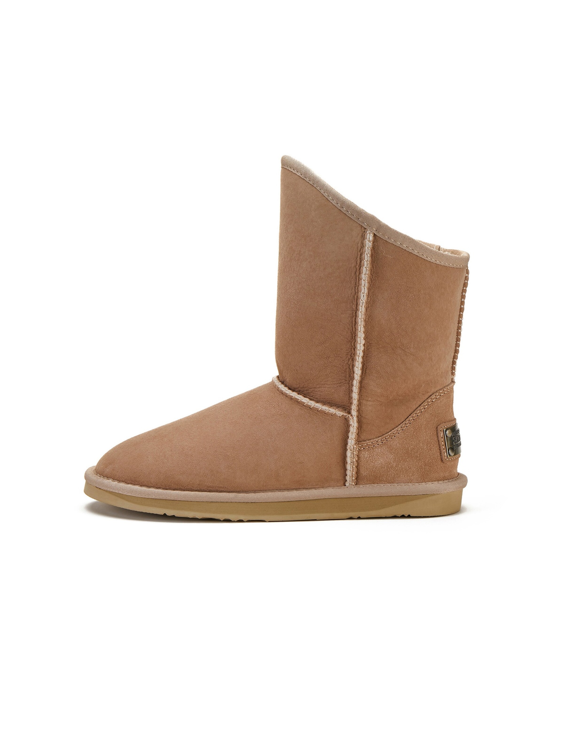 Australia Luxe Collective Boots ' COSY SHORT ' in Beige: front