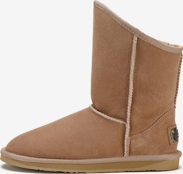 Australia Luxe Collective Boots ' COSY SHORT ' in Beige: front