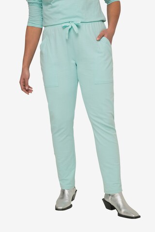 Angel of Style Regular Pants in Blue: front