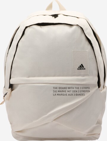 ADIDAS SPORTSWEAR Sportrucksack 'Classic Foundation' in Beige: predná strana