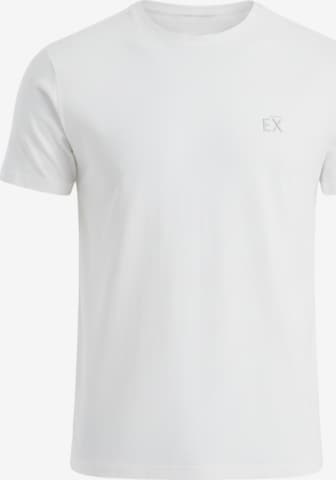 Ombre T-Shirt in Weiß: Vorderseite