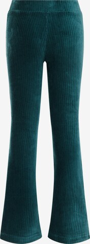 WE Fashion Flared Leggings in Green