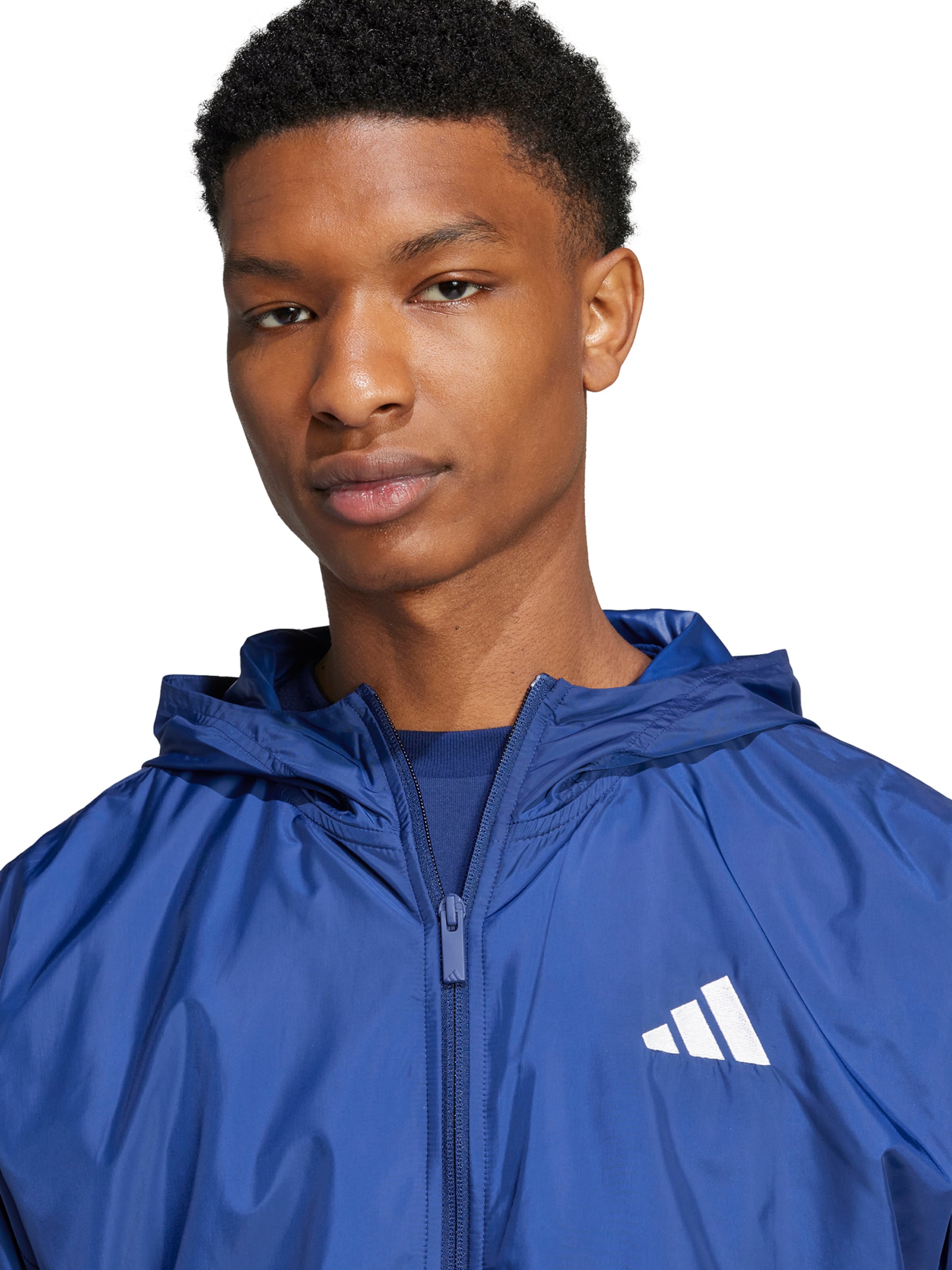 ADIDAS SPORTSWEAR Αθλητικό μπουφάν 'Essentials' σε μπλε