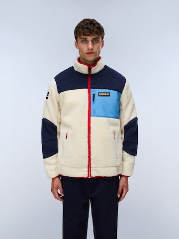 NAPAPIJRI - Chaqueta polar 'Yupik' en beige: frente