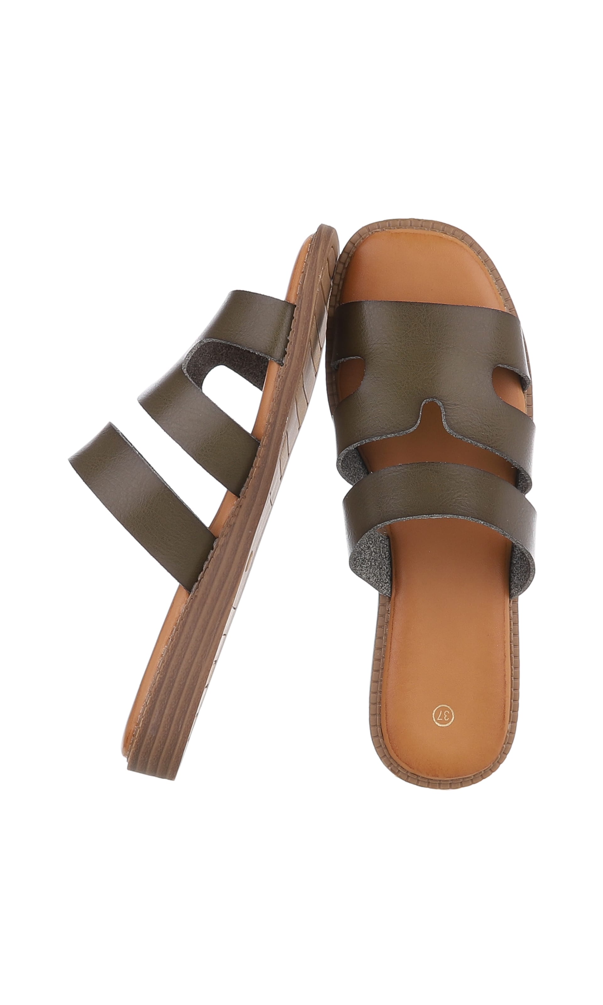 Ital-Design Pantolette in Grün