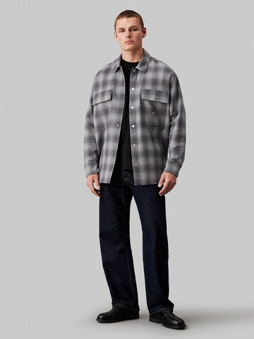 Calvin Klein Jeans Comfort Fit Hemd in Grau