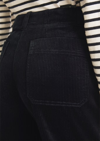 Marc O'Polo Wide leg Broek in Zwart
