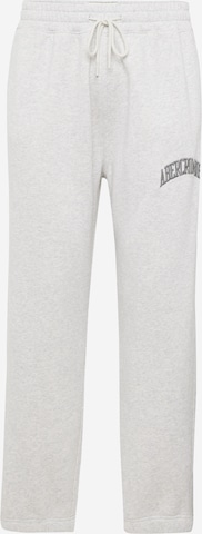 Abercrombie & Fitch Regular Broek in Grijs: voorkant