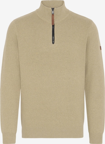 Pullover ' BHMFINTOS ' di BLEND in beige: frontale