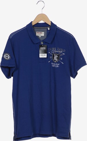 CAMP DAVID Shirt in XL in Blue: front