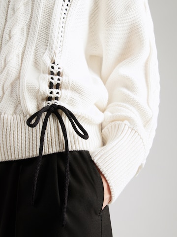 BOSS Sweater 'C_Fangallo' in White