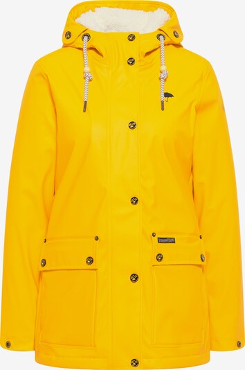 Schmuddelwedda Weatherproof jacket in Yellow / Wool white, Item view