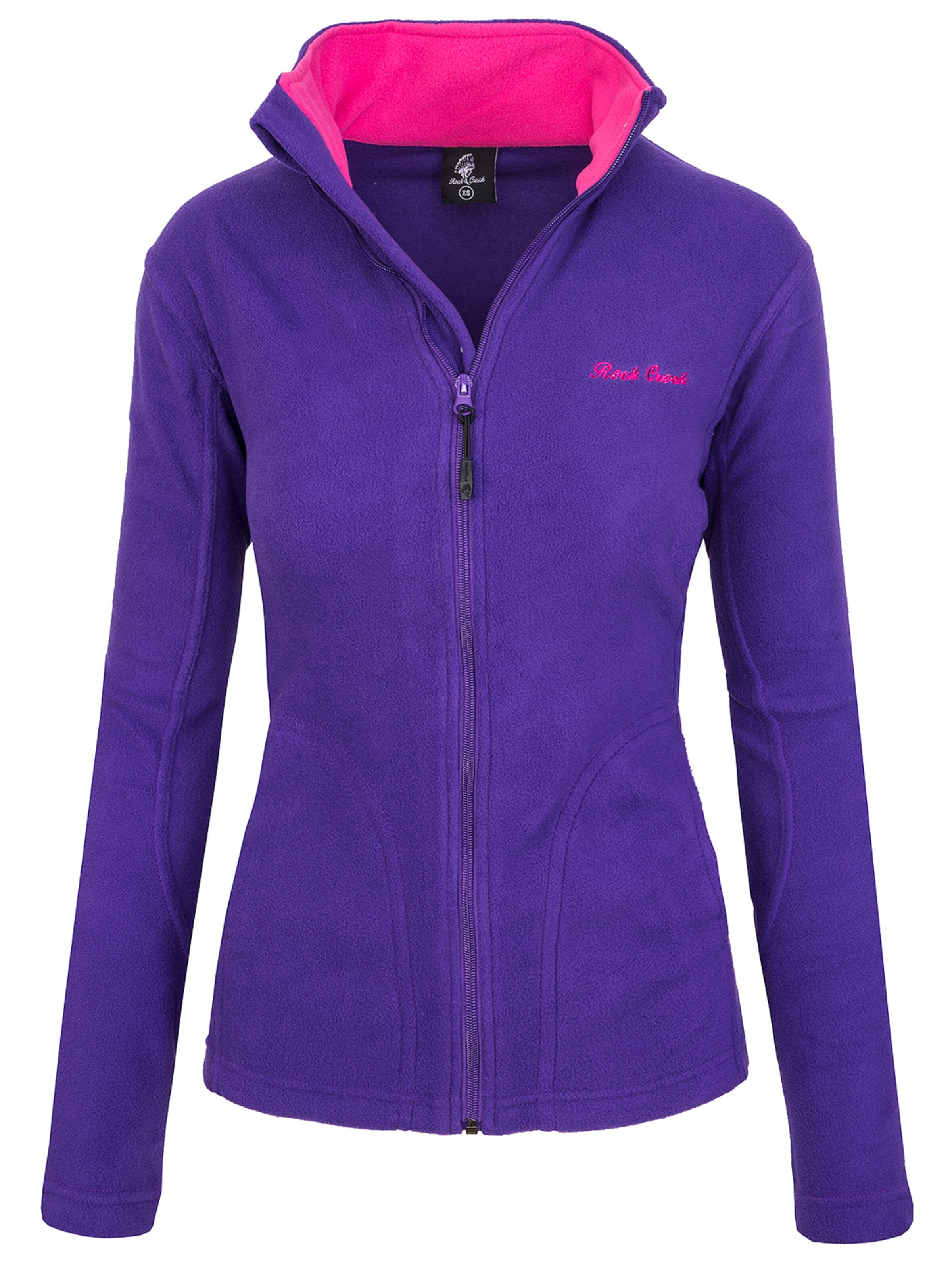 Rock Creek Fleecejacke in Lila: Vorderseite