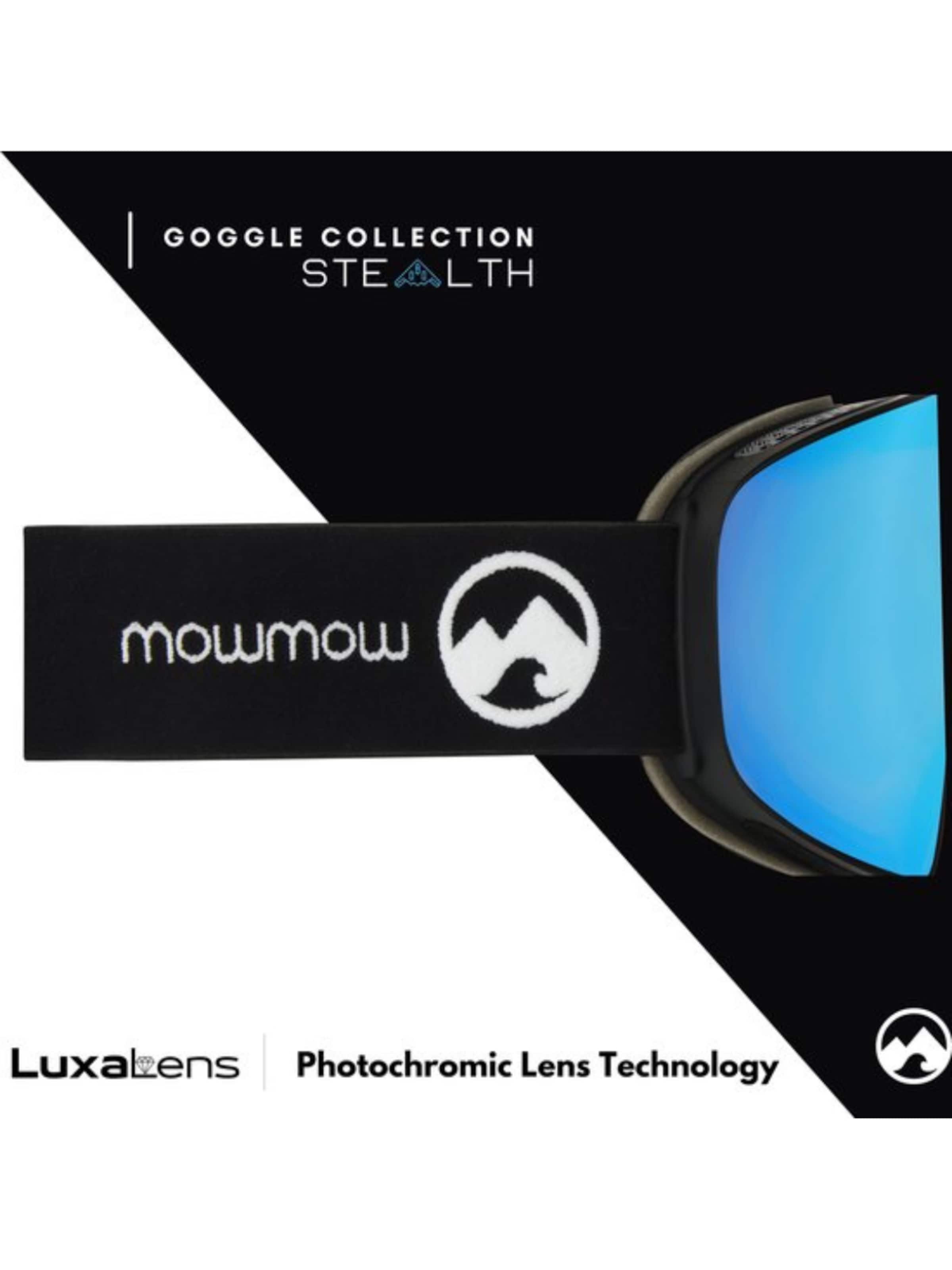 Mowmow - Gafas deportivas 'MowMow STEALTH Ski Goggles - Photochromic Lens - ECO: Bioresin Frame & Recycled - UV400 - Unisex' en azul