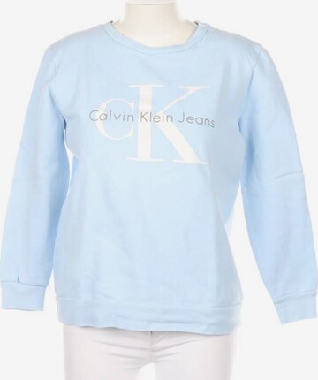 Calvin Klein Sweatshirt / Sweatjacke S in Blau: predná strana