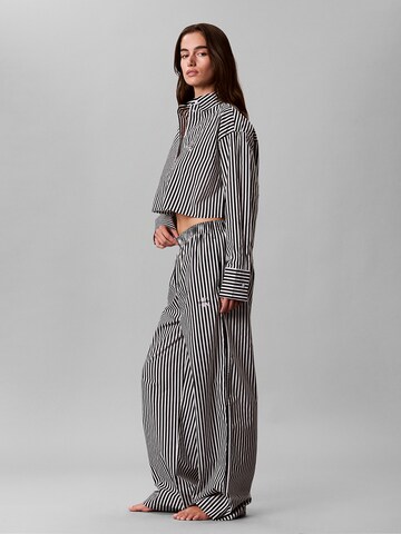 Calvin Klein Schlafshirt in Schwarz