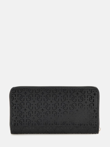 GUESS Portemonnaie 'Adelard' in Schwarz