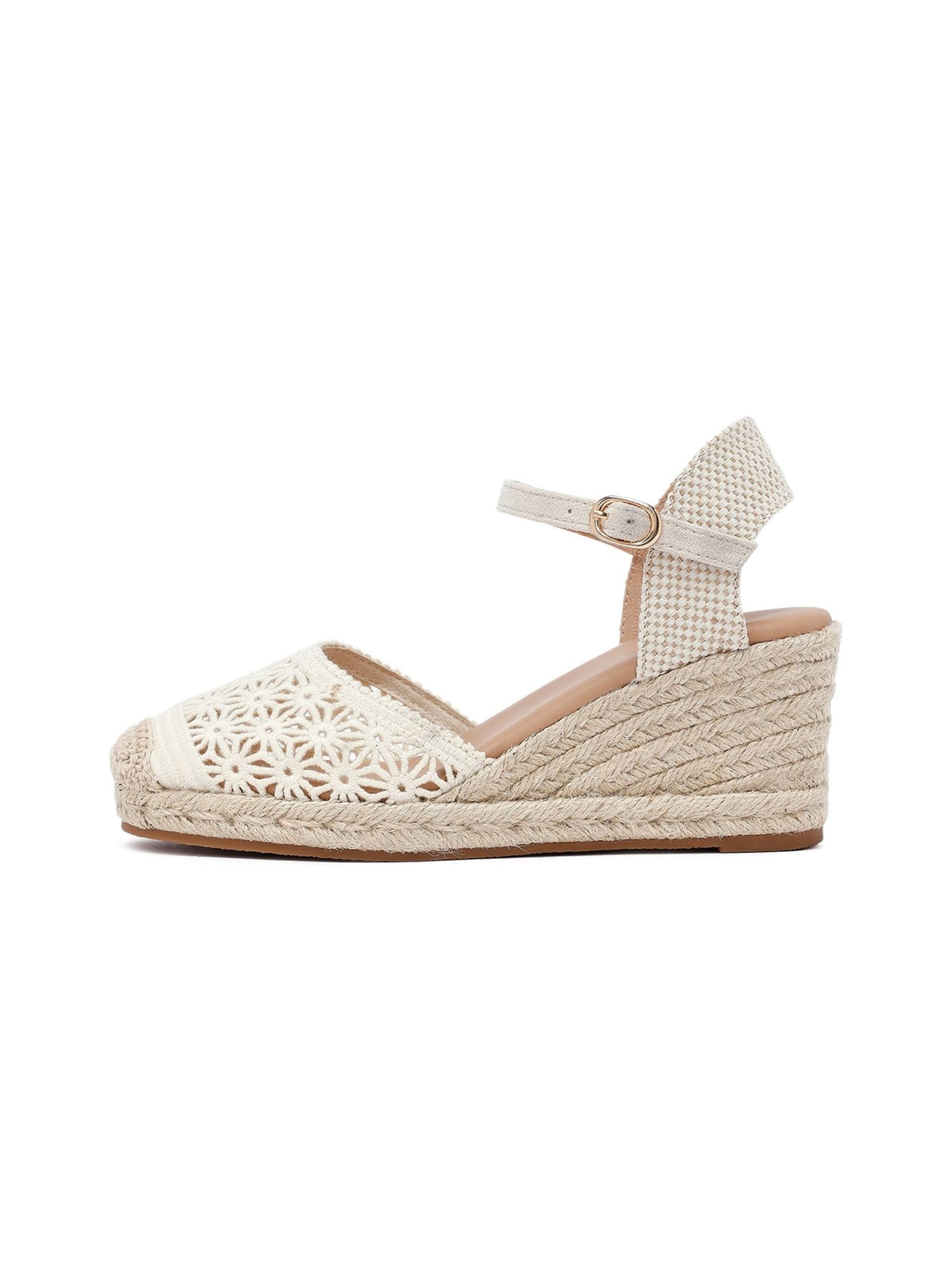 Sandalo 'Espadrilles' di Derimod in beige: frontale