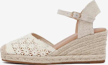 Sandales 'Espadrilles' Derimod en beige : devant