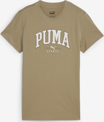 PUMA Shirt 'Squad' in Beige: front