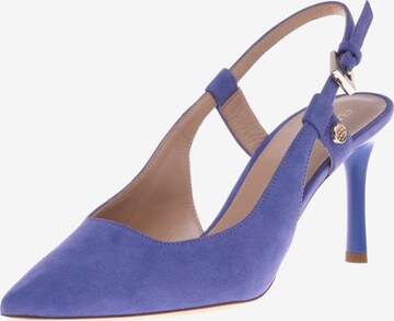 Baldinini Slingback Pumps in Purple: front