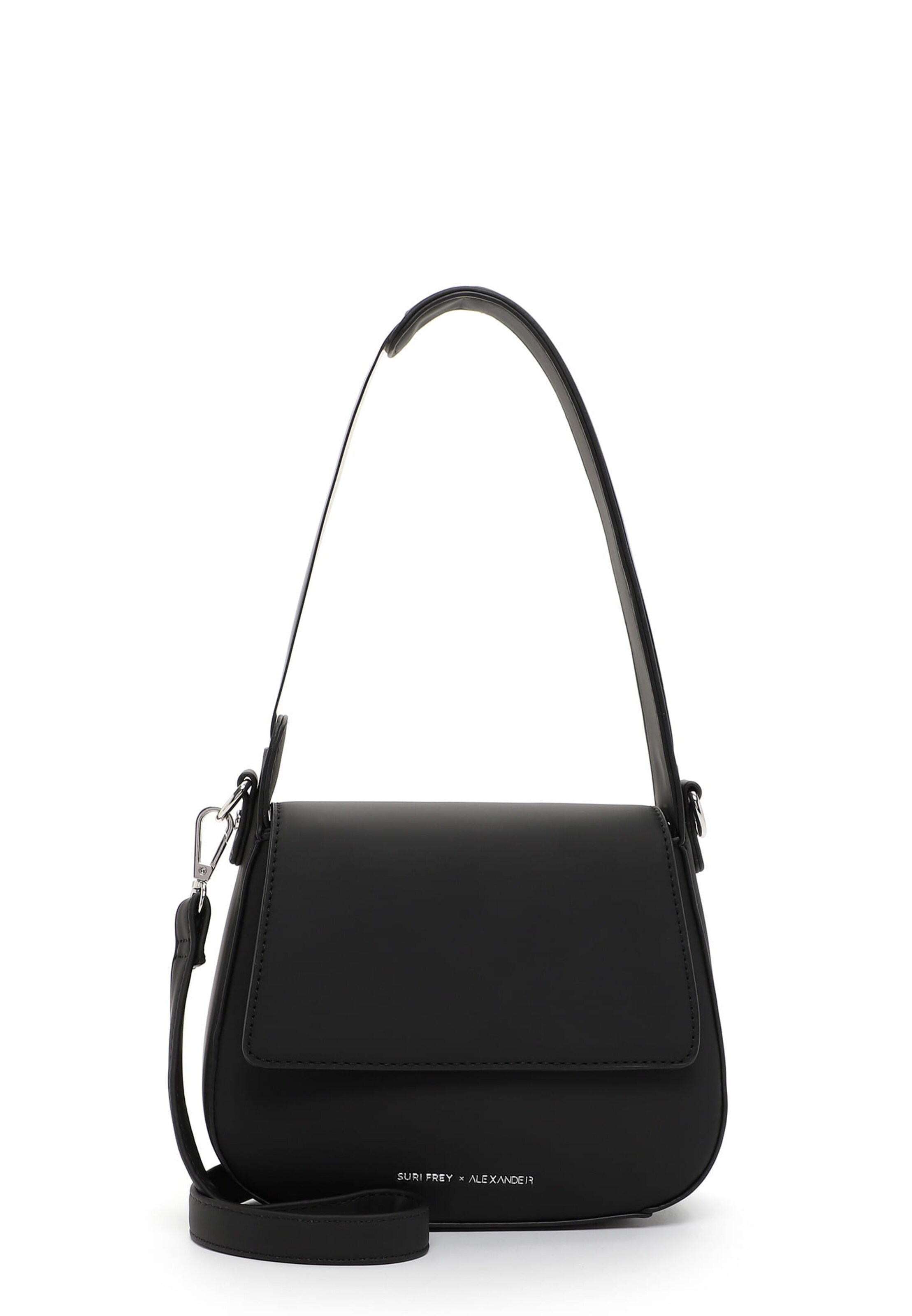 Borsa a spalla 'Alexander' di Suri Frey in nero: frontale