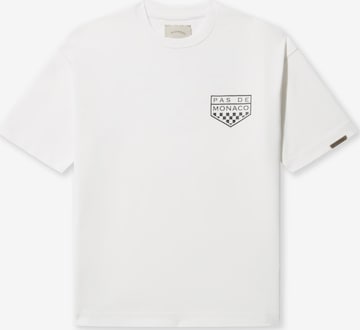 Pas De Monaco T-Shirt 'IMPASSE' in Weiß: Vorderseite