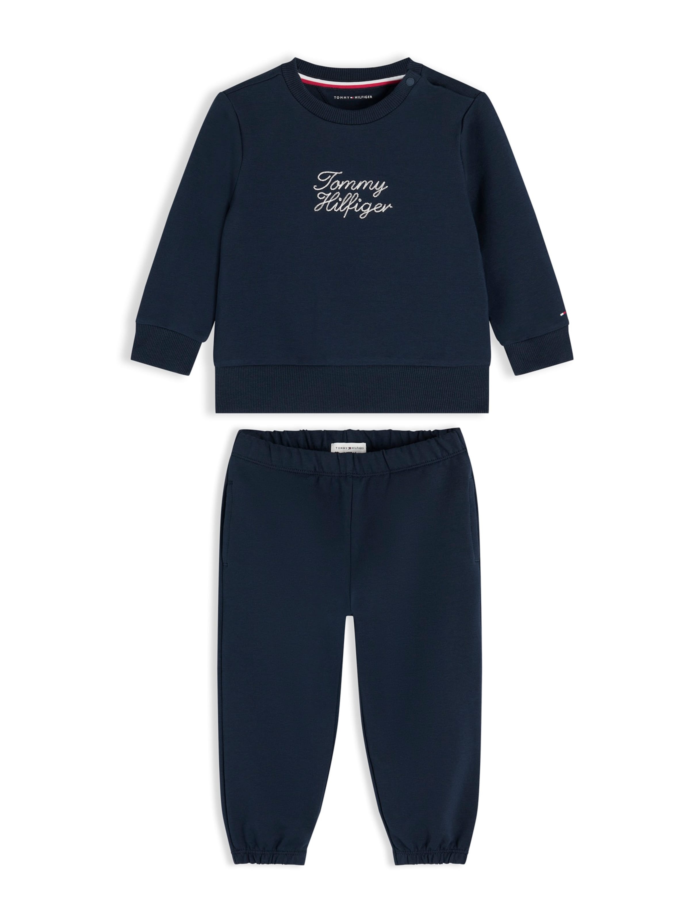 TOMMY HILFIGER Joggingpak in Blauw: voorkant