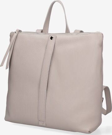 Sac à dos Roberta Rossi en gris : devant