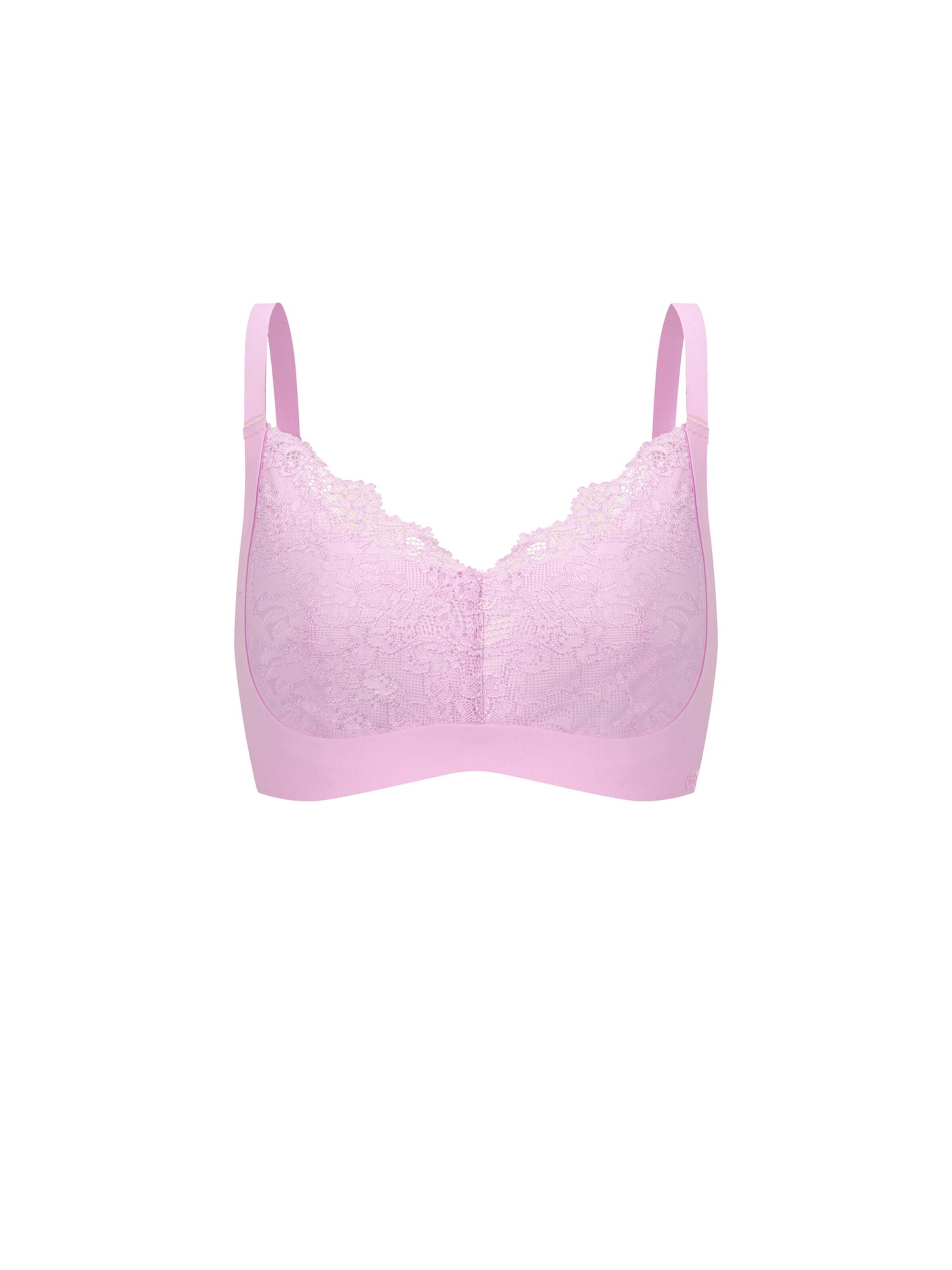 Soutien-gorge 'Comfort BH mit Lace' cfab en violet : devant