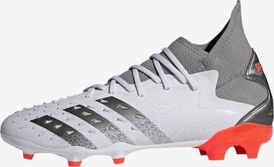ADIDAS PERFORMANCE Soccer Cleats 'Predator Freak.2 FG' in Grey / Orange red / White, Item view