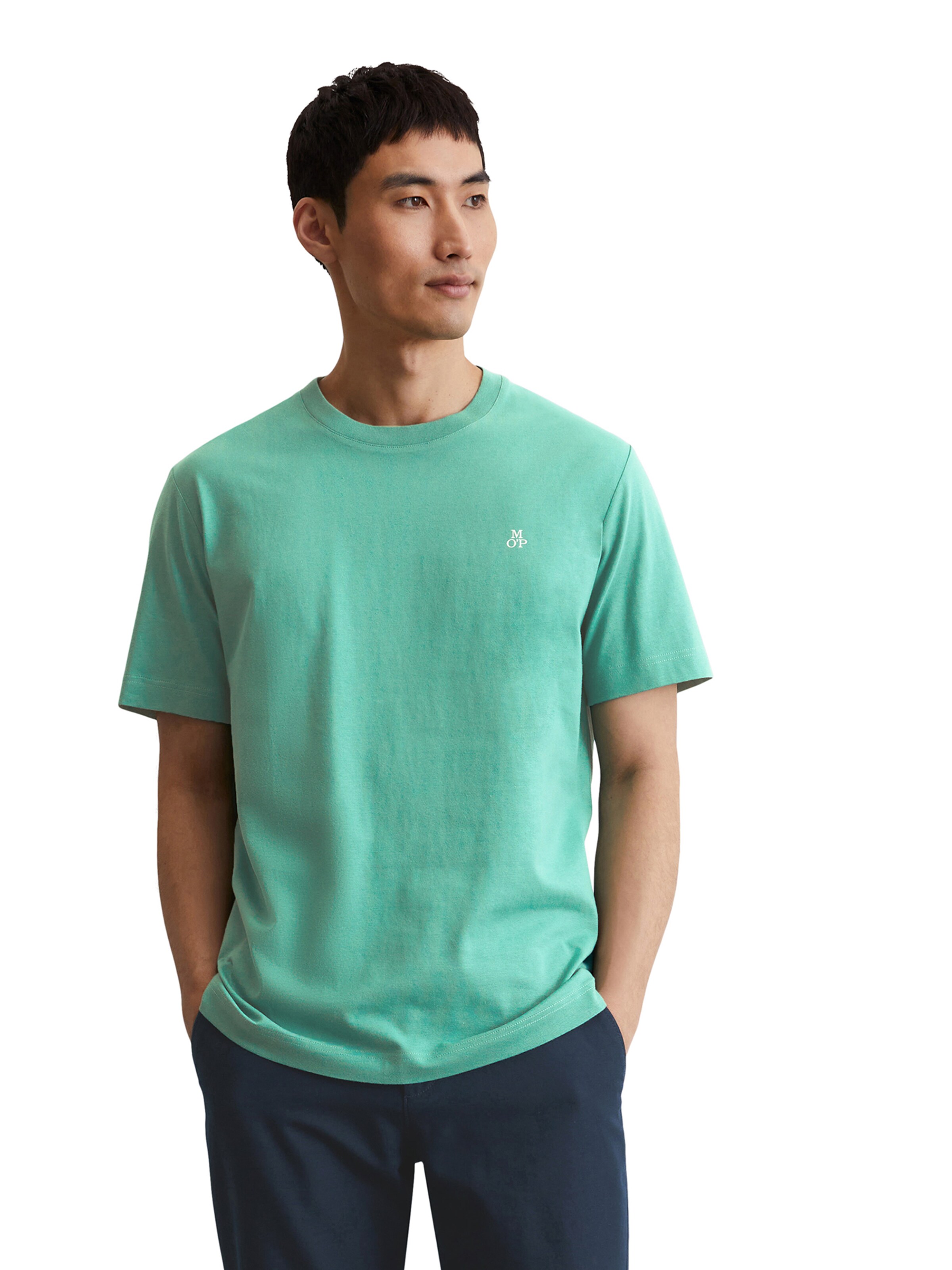 Marc O'Polo Футболка в Зеленый: спереди