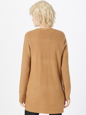 VILA Knit Cardigan 'Ril' in Brown