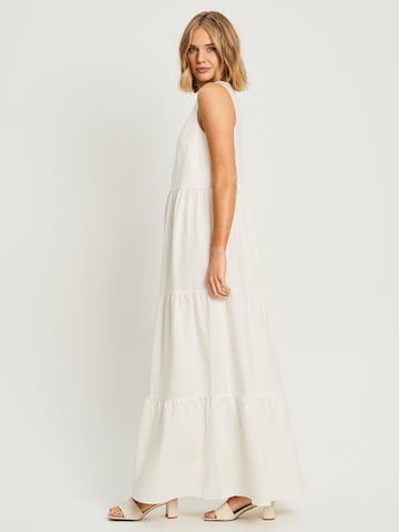 Calli Φόρεμα 'BRUNCH' σε λευκό