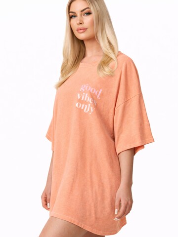 Worldclassca Oversizeshirt 'Oversize T-Shirt' in Orange