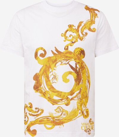 Versace Jeans Couture T-Krekls, krāsa - sarkanīgs / zeltaini dzeltens / balts, Preces skats