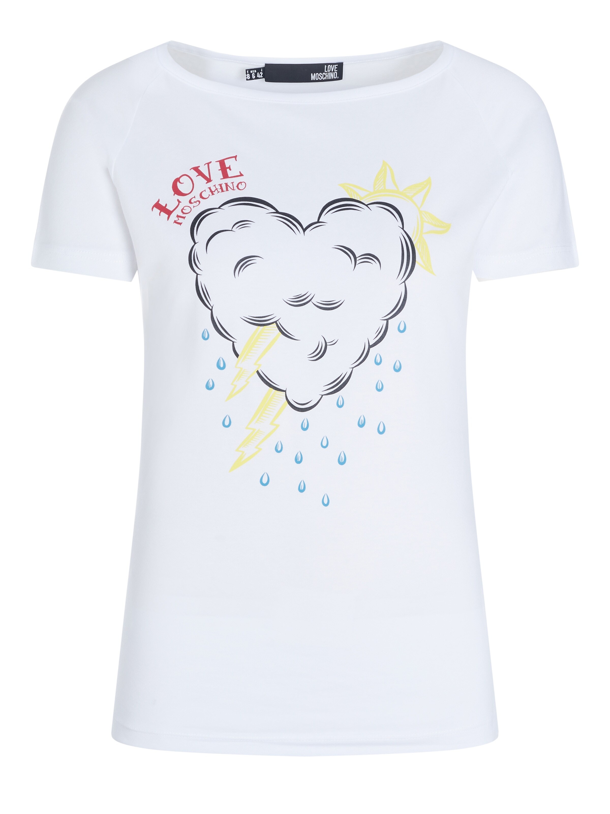 Love Moschino Top in White: front