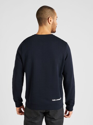 Sweat-shirt Karl Lagerfeld en bleu