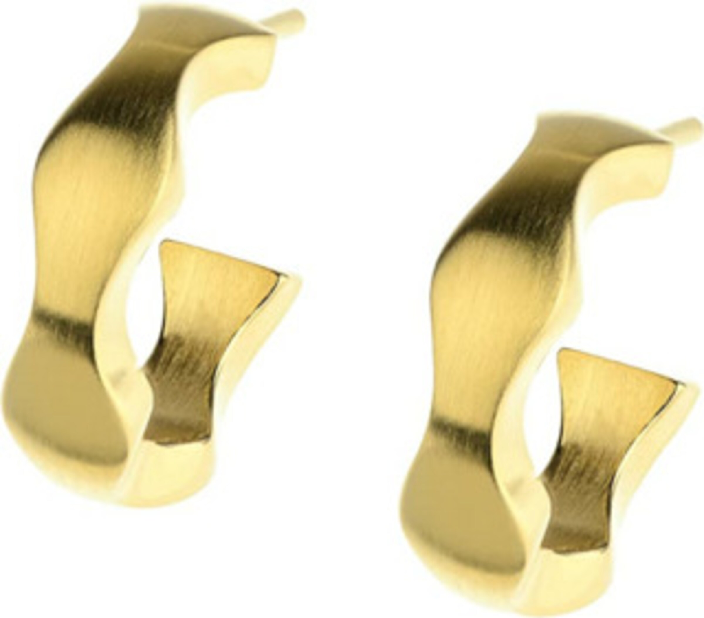 Ernstes Design Earrings 'Evia' in Gold: front