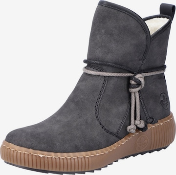 Rieker Booties in Grey: front